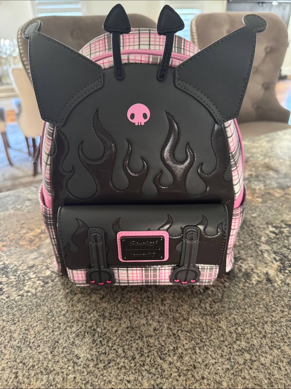 Sanrio Kuromi Flames and Plaid Exclusive